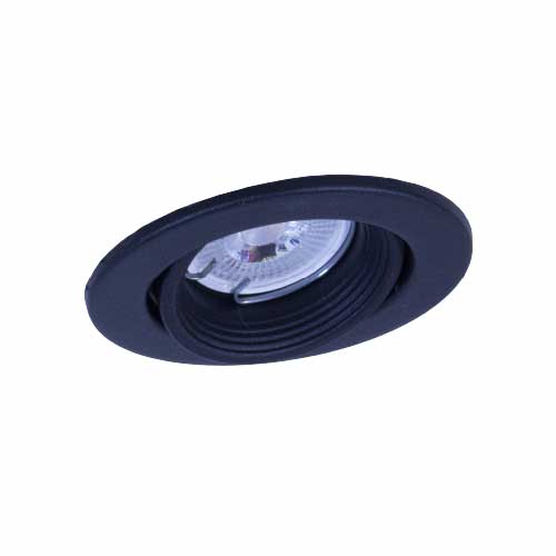 Spot redondo de embutir movil para AR111 color negro